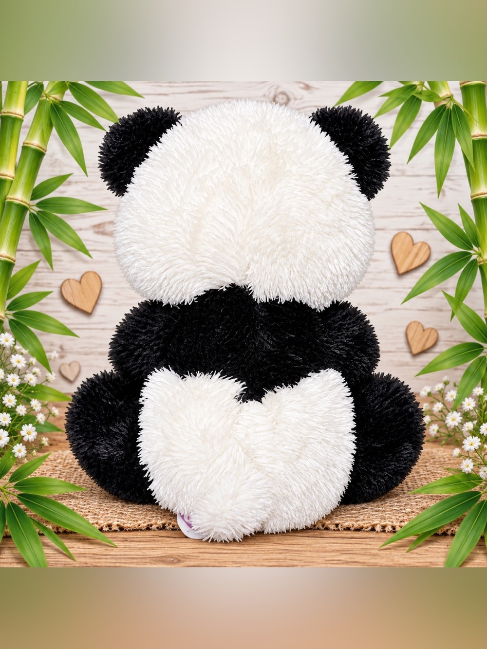Ty Beanie Boo Bamboo the Panda Plush - Picture 2 of 3